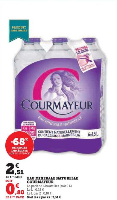 courmayeur - eau minerale naturelle