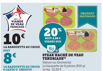 Steak Haché De Veau