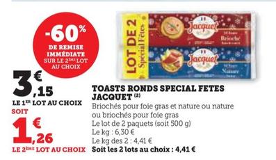 Toasts Ronds Special Fetes