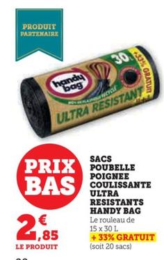 Sacs Poubelle Poignee Coulissante Ultra Resistants