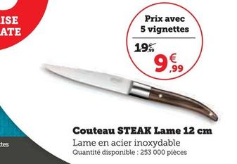 Couteau Steak Lame 12 Cm