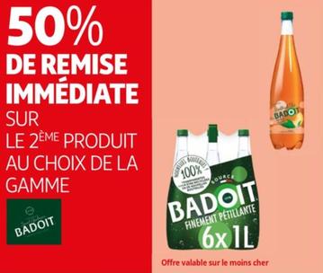 sur le 2 eme produit au choix de la gamme