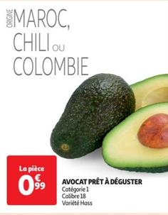 avocat pret a deguster