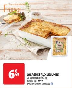 lasagnes aux legumes