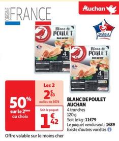 auchan - blanc de poulet