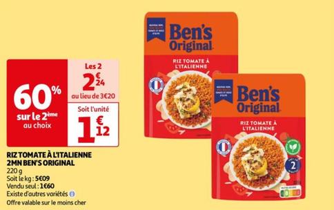 ben's - riz tomate a l'italienne 2mn original