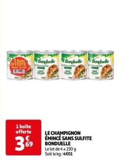 le champignon emince sans sulfite