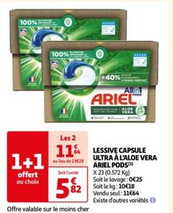 lessive capsule ultra a l'aloe vera