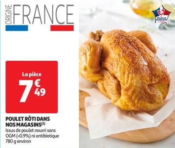 Poulet Roti Dans Nos Magasins