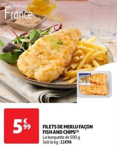 Filets De Merlu Façon Fish And Chips