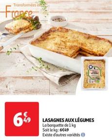 Lasagnes Aux Légumes