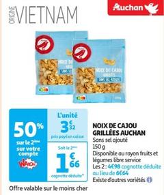 Auchan - Noix De Cajou Grillees