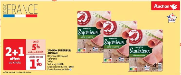 Auchan - Jambon Supérieur