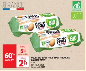 Francais - Oeufs Bio Tout Frais Tout Calibre Petit