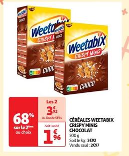 weetabix - céréales crispy minis chocolat