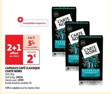 Capsules Café Classique