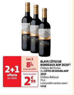 Château Bellevue - Blaye Côtes De Bordeaux Aop 2020