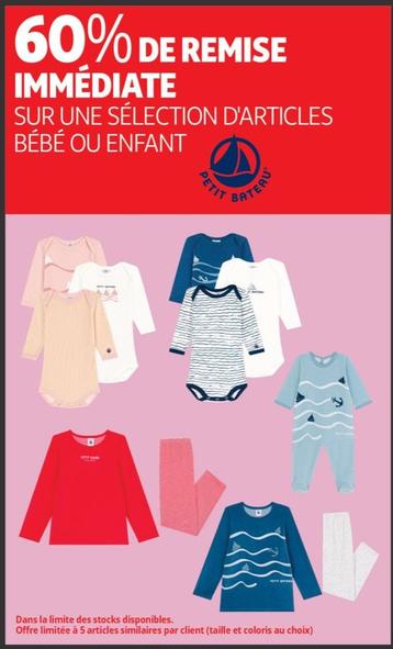 Sur Une Sélection D'articles Bébé Ou Enfant