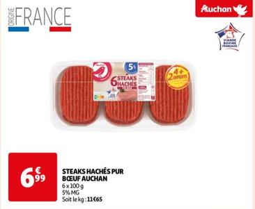 Auchan - Steaks Haches Pur Boeuf