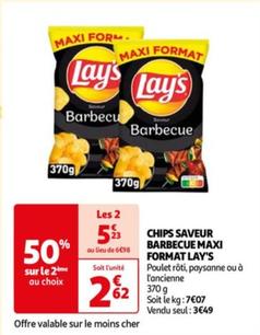 Chips Saveur Barbecue Maxi Format