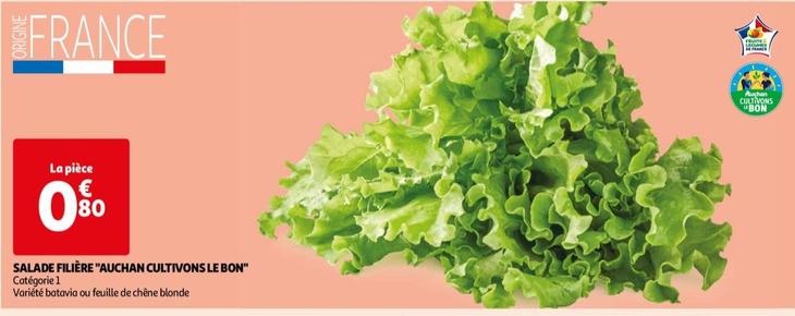 auchan - salade filière "cultivons le bon"