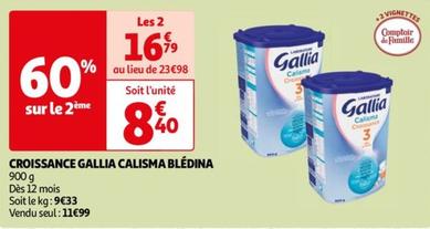 Croissance Calisma Bledina