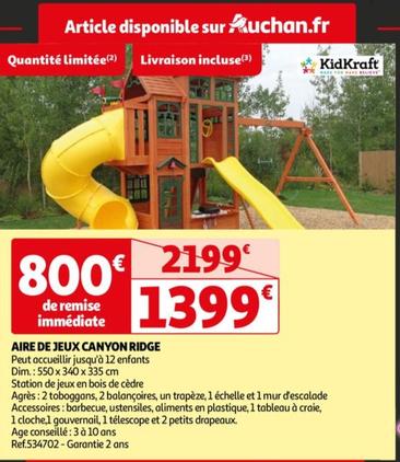 Kidkraft - Aire De Jeux Canyon Ridge