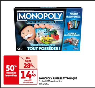 monopoly super électronique