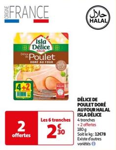 Halal - Delice De Poulet Dore Au Four Isla Delice
