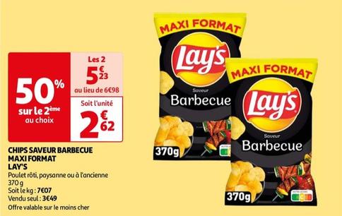 chips saveur barbecue maxi format
