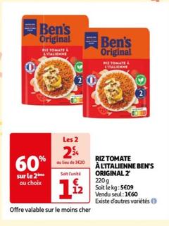 Ben's - Riz Tomate A L'italienne Original 2