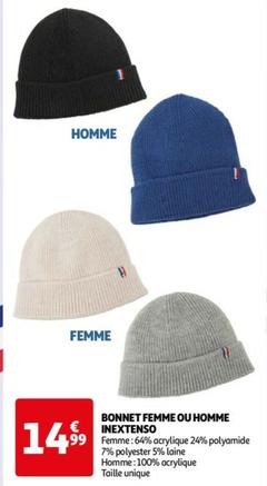 Bonnet Femme Ou Homme Inextenso