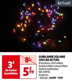 Actuel - Guirlande Solaire 100 Led