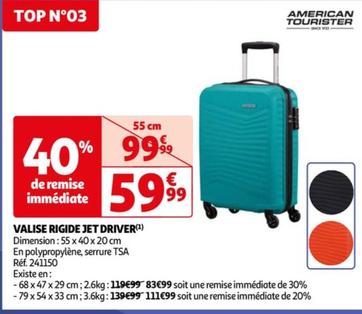 American Tourister - Valise Rigide Jet Driver