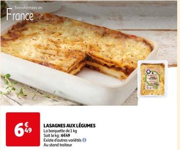 Lasagnes Aux Légumes