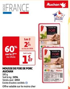 Auchan - Moisse De Foie De Porc