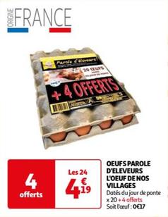 L'oeuf De Nos Villages - Oeufs Parole D'eleveurs