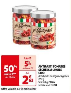 Ciro - Antipasti Tomates Séchées À L'huile