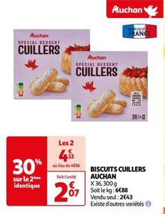 Auchan - Biscuits Cuillers