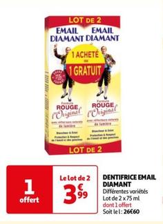 Email Diamant - Dentifrice