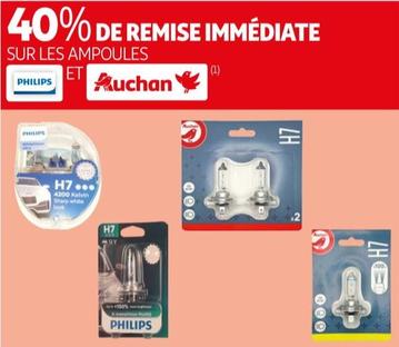 Auchan/philips - Sur Les Ampoules