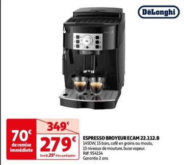 espresso broyeur ecam 22.112.b