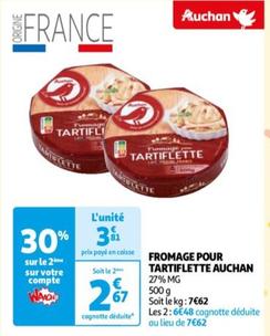 Auchan - Fromage Pour Tartiflette