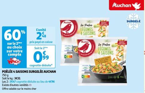 Auchan - Poelee 4 Saisons