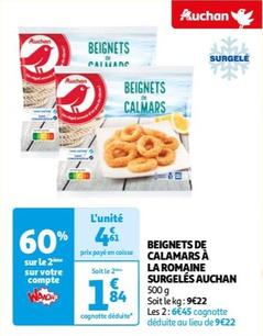 Auchan - Beignets De Calamars A La Romaine Surgeles