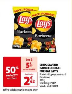 chips saveur barbecue maxi format