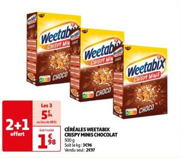 Weetabix - Céréales Crispy Minis Chocolat