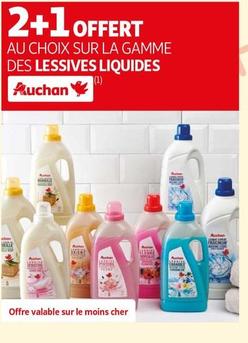 Auchan - Au Choix Sur La Gamme Des Lessives Liquides