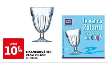 Les 4 Verres À Pied 21.5 Cl Roland