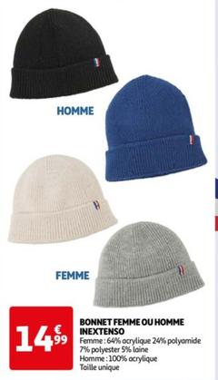 Inextenso - Bonnet Femme Ou Homme